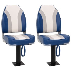 Boat seats 2 units with 360° swivel pedestal by , Boats - Ref: Foro24-3294973, Price: 250,03 €, Discount: %