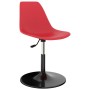 Sillas de comedor giratorias 2 unidades PP rojo de vidaXL, Sillas de comedor - Ref: Foro24-324189, Precio: 91,78 €, Descuento: %