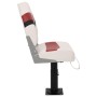 Boat seats with pedestal 2 units adjustable height 360° by , Boats - Ref: Foro24-3294986, Price: 243,08 €, Discount: %