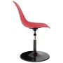 Sillas de comedor giratorias 2 unidades PP rojo de vidaXL, Sillas de comedor - Ref: Foro24-324189, Precio: 91,78 €, Descuento: %