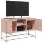 Mueble para TV de acero rosa 100,5x39x60,5 cm de , Muebles TV - Ref: Foro24-846513, Precio: 95,46 €, Descuento: %