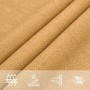 Rectangular HDPE sail shade in sand color, 160 g/m², 3.5x4.5 m. by , Umbrellas - Ref: Foro24-4002043, Price: 35,80 €, Discoun...