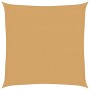 Square HDPE shade sail in sand color, 160 g/m², 3.6x3.6 m by , Umbrellas - Ref: Foro24-4002022, Price: 33,11 €, Discount: %