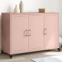 Cold-rolled steel sideboard in pink 100.5x39x72 cm by , Sideboards - Ref: Foro24-846681, Price: 159,90 €, Discount: %