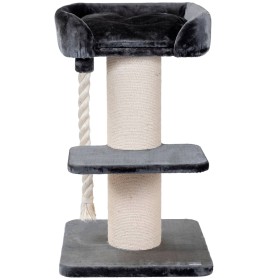 Quapas! Ruffles dark gray cat scratching post 60x60x115 cm by Quapas!, Cat furniture - Ref: Foro24-432065, Price: 182,99 €, D...