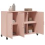 Cold-rolled steel sideboard in pink 100.5x39x72 cm by , Sideboards - Ref: Foro24-846681, Price: 139,92 €, Discount: %