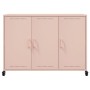 Kaltgewalzter Stahlschrank in Rosa 100,5x39x72 cm von , Sideboards - Ref: Foro24-846681, Preis: 159,90 €, Rabatt: %