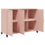 Cold-rolled steel sideboard in pink 100.5x39x72 cm by , Sideboards - Ref: Foro24-846681, Price: 139,92 €, Discount: %