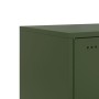 Bedside tables 2 units olive green steel 36x39x78 cm by , Nightstands - Ref: Foro24-846587, Price: 158,07 €, Discount: %