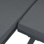 Garden bench cushions 2 pieces steel powder-coated black by , garden benches - Ref: Foro24-4008104, Price: 214,99 €, Discount: %