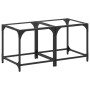 Coffee tables 2 units, transparent glass and steel, 40x40x40 cm by , Coffee table - Ref: Foro24-845959, Price: 52,44 €, Disco...