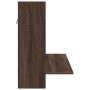 Escritorio de pared madera ingeniería marrón roble 105x48x75 cm de , Escritorios - Ref: Foro24-847974, Precio: 70,87 €, Descu...