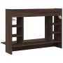 Wall-mounted brown oak wood engineering desk 105x48x75 cm by , Desks - Ref: Foro24-847974, Price: 70,87 €, Discount: %