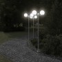 Outdoor lampposts 3 units stainless steel 215 cm by , Outdoor lighting - Ref: Foro24-4006389, Price: 273,28 €, Discount: %