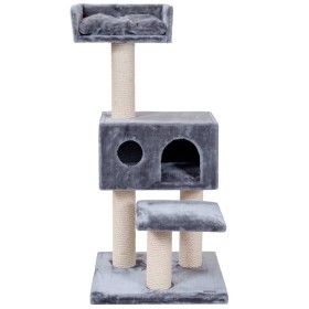 Quapas! Comfort gray cat scratching post 56x56x124 cm by Quapas!, Cat furniture - Ref: Foro24-432067, Price: 181,89 €, Discou...