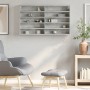 Vitrina de madera de ingeniería gris hormigón 100x15x58 cm de , Estantes y estanterías - Ref: Foro24-847929, Precio: 53,99 €,...