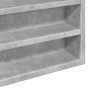 Vitrina de madera de ingeniería gris hormigón 100x8,5x75 cm de , Estantes y estanterías - Ref: Foro24-847936, Precio: 53,99 €...