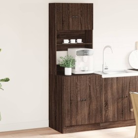 Mueble de cocina madera ingeniería marrón roble 60x50x180 cm de , Armarios de cocina - Ref: Foro24-3276643, Precio: 165,99 €,...