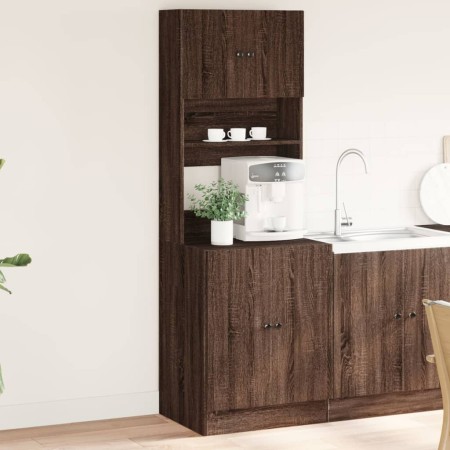 Mueble de cocina madera ingeniería marrón roble 60x50x180 cm de , Armarios de cocina - Ref: Foro24-3276643, Precio: 168,24 €,...