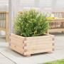 Solid pine wood planter 50x50x26.5 cm by , Pots and planters - Ref: Foro24-847293, Price: 52,99 €, Discount: %