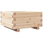 Solid pine wood planter 50x50x26.5 cm by , Pots and planters - Ref: Foro24-847293, Price: 52,99 €, Discount: %