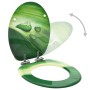 Toilet seat cover soft closing 2 pcs MDF green water drop design by vidaXL, Toilet and bidet seats - Ref: Foro24-3056413, Pri...