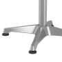 Outdoor bar table with adjustable height, made of aluminum, Ø59.5x70/114.5 cm. by , Garden tables - Ref: Foro24-4007198, Pric...