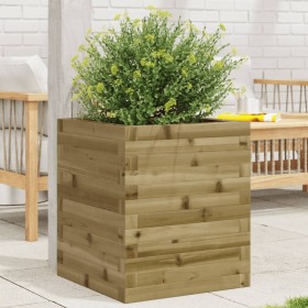 Jardinera de madera de pino impregnada 40x40x46 cm de , Maceteros y jardineras - Ref: Foro24-3282403, Precio: 88,20 €, Descue...