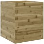 Impregnated pine wood planter 40x40x46 cm by , Pots and planters - Ref: Foro24-3282403, Price: 88,99 €, Discount: %