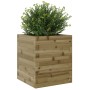 Impregnated pine wood planter 40x40x46 cm by , Pots and planters - Ref: Foro24-3282403, Price: 88,99 €, Discount: %