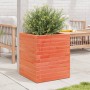 Jardinera de madera maciza pino marrón cera 40x40x46 cm de , Maceteros y jardineras - Ref: Foro24-3282401, Precio: 97,62 €, D...