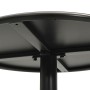 Round garden table, black steel, Ø50x72 cm by , Garden tables - Ref: Foro24-4009308, Price: 88,48 €, Discount: %