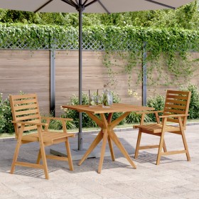 3-piece solid acacia wood garden dining set by , Garden sets - Ref: Foro24-3283568, Price: 258,19 €, Discount: %