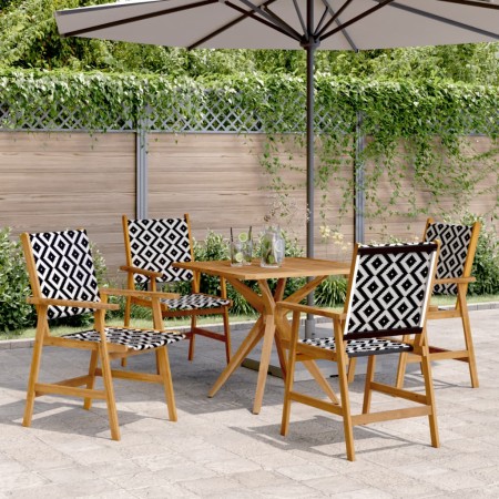 5-piece solid acacia wood garden dining set by , Garden sets - Ref: Foro24-3283575, Price: 350,56 €, Discount: %