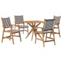 5-piece solid acacia wood garden dining set by , Garden sets - Ref: Foro24-3283575, Price: 350,56 €, Discount: %