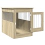 Jaula para perros madera de ingeniería roble Sonoma 55x80x68 cm de , Casetas para perros - Ref: Foro24-847490, Precio: 96,15 ...