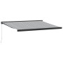 Toldo retráctil aluminio y tela gris antracita y blanco 4x3 m de , Toldos - Ref: Foro24-3216130, Precio: 491,53 €, Descuento: %