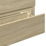 Engineered wood Sonoma oak vanity cabinet 80x38.5x45 cm by , Bathroom furniture - Ref: Foro24-849637, Price: 62,65 €, Discoun...