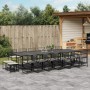 Gartenmöbel-Set, 17-teilig, mit schwarzen Polstern aus synthetischem Rattan. von , Gartensets - Ref: Foro24-3295032, Preis: 1...