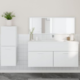 3-piece bathroom furniture set, white plywood by , Bathroom furniture - Ref: Foro24-3308531, Price: 111,16 €, Discount: %