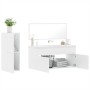 3-piece bathroom furniture set, white plywood by , Bathroom furniture - Ref: Foro24-3308531, Price: 111,16 €, Discount: %