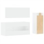 3-piece bathroom furniture set, white plywood by , Bathroom furniture - Ref: Foro24-3308531, Price: 111,16 €, Discount: %