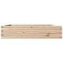 Jardinera de madera maciza de pino 110x110x23 cm de , Maceteros y jardineras - Ref: Foro24-847213, Precio: 102,27 €, Descuent...