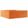 Jardinera de madera maciza pino marrón cera 70x70x23 cm de , Maceteros y jardineras - Ref: Foro24-847195, Precio: 67,46 €, De...