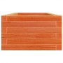 Jardinera de madera maciza de pino marrón cera 110x40x23 cm de , Maceteros y jardineras - Ref: Foro24-847230, Precio: 72,04 €...