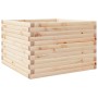 Jardinera de madera maciza de pino 70x70x45,5 cm de , Maceteros y jardineras - Ref: Foro24-847253, Precio: 103,99 €, Descuent...