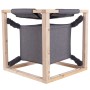 Quapas! Catcube graues Katzenbett mit Hängematte M 54x54x54 cm von Quapas!, Katzenbetten - Ref: Foro24-432081, Preis: 73,02 €...