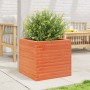 Jardinera madera maciza de pino marrón cera 50x50x45,5 cm de , Maceteros y jardineras - Ref: Foro24-847245, Precio: 92,41 €, ...