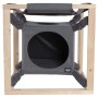 Quapas! Cat bed with gray Catcube hammock M 54x54x54 cm by Quapas!, Cat beds - Ref: Foro24-432081, Price: 73,99 €, Discount: %