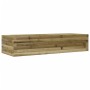 Pine wood planter impregnated 110x40x23 cm by , Pots and planters - Ref: Foro24-847232, Price: 79,36 €, Discount: %